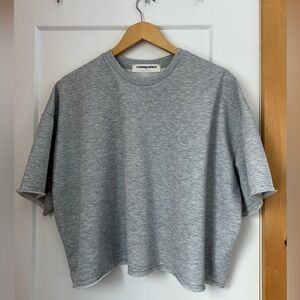 Missguided oversized grey t-shirt, size L